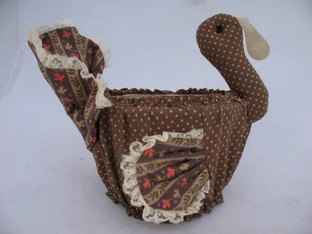 3pcs NEW AVON THANKSGIVING DAY TURKEY Bamboo BASKET CONTAINERS Holiday Season Home Decors Decorations