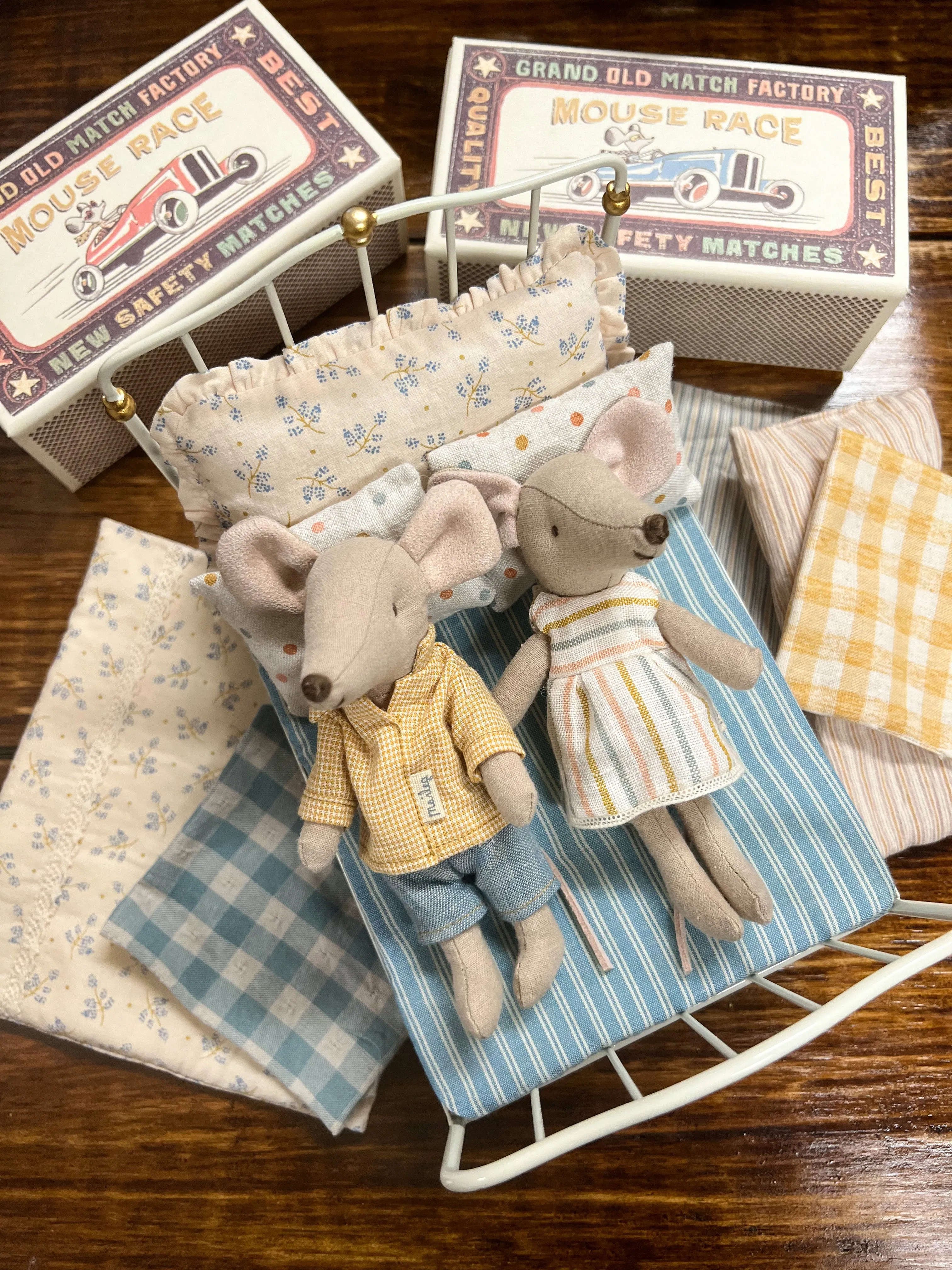 Big sister mouse in matchbox