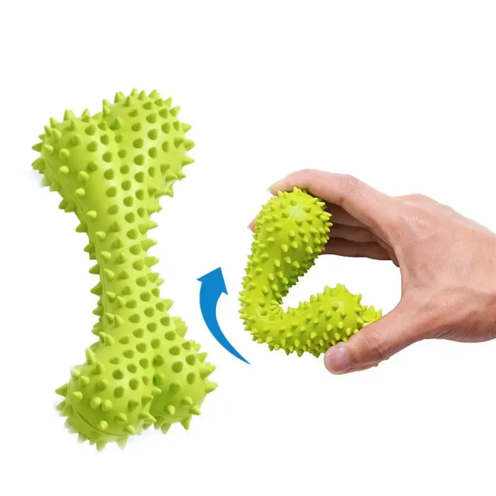 Bite-resistant Teeth Cleaning Bouncy Floatable Dog Bone for Medium Large Dogs