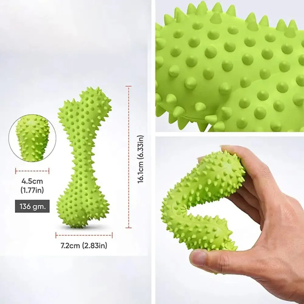 Bite-resistant Teeth Cleaning Bouncy Floatable Dog Bone for Medium Large Dogs