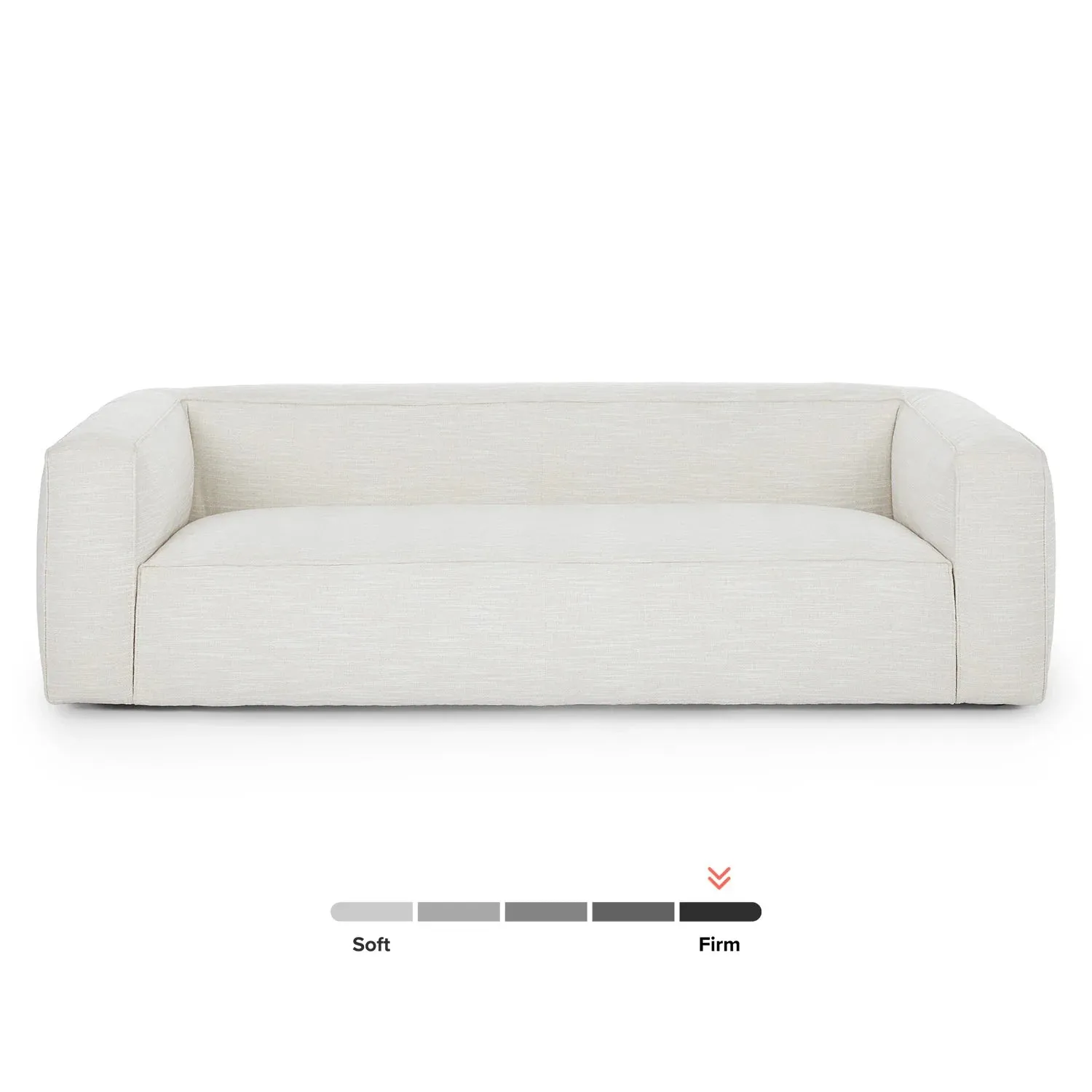 Cigar 92" Leather Sofa Rawhide Tan by Couch.com
