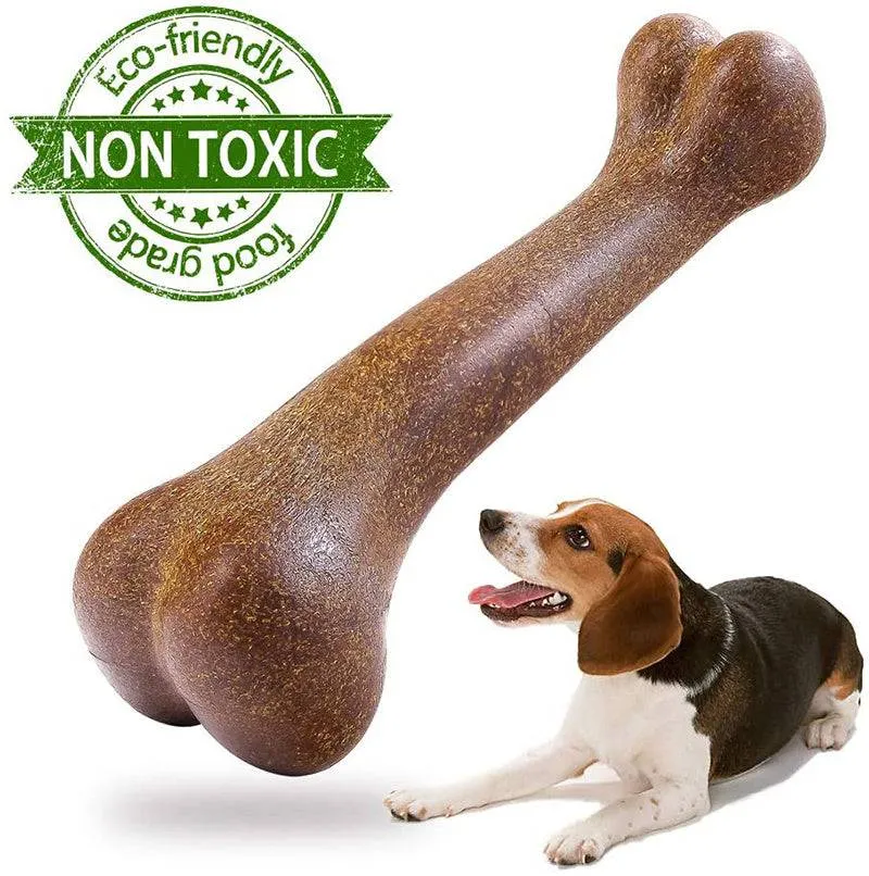 Dog Bone Natural Non-Toxic Anti-bite Puppy Toys For Small Medium Large Dog Pet Chew Game Dental Care Stick