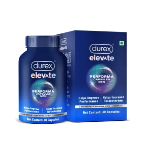 Durex Elevate Performa Shilajit Capsules for Men - 30 Capsules
