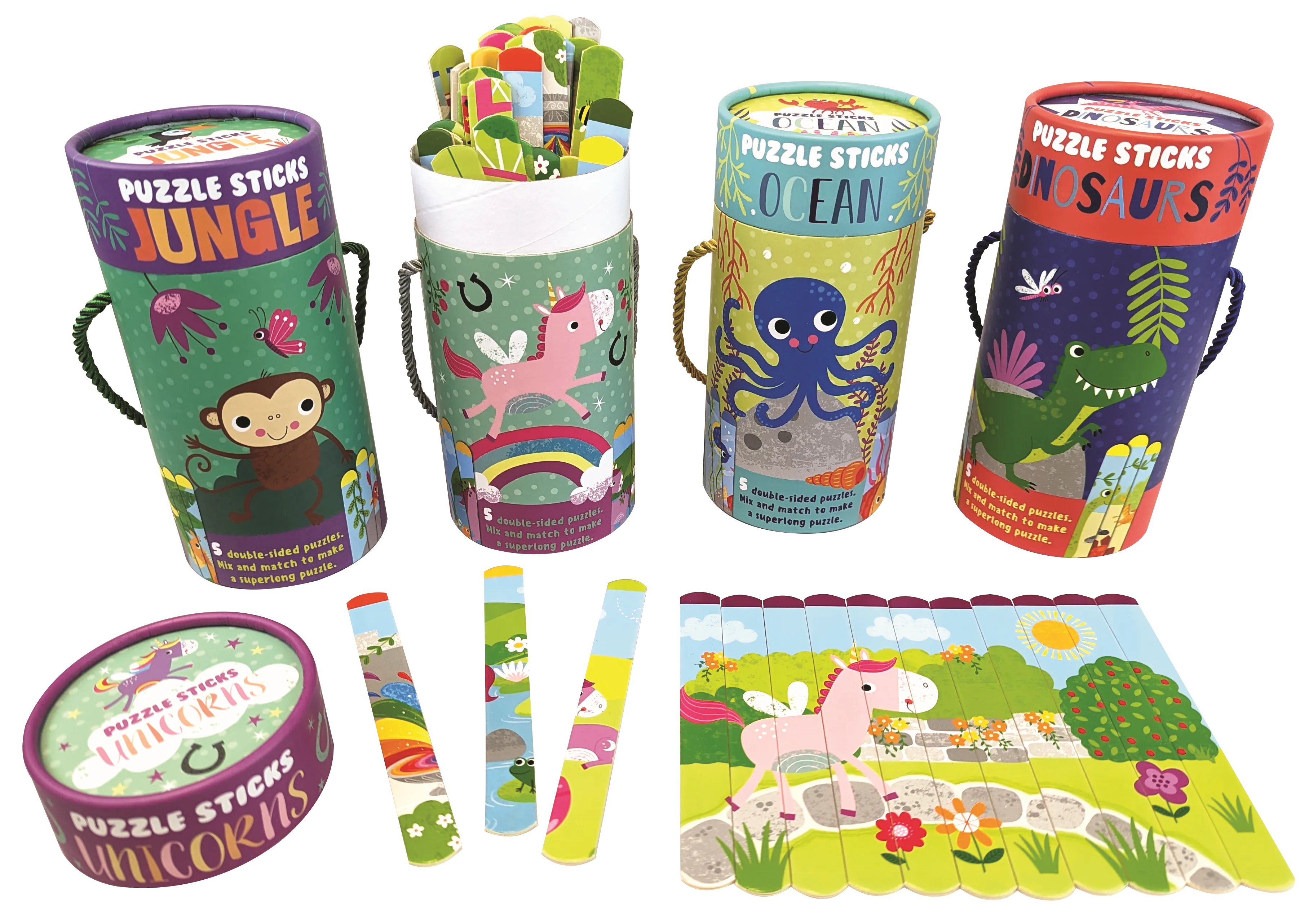 EDC Publishing - Puzzle Sticks, Dinosaurs