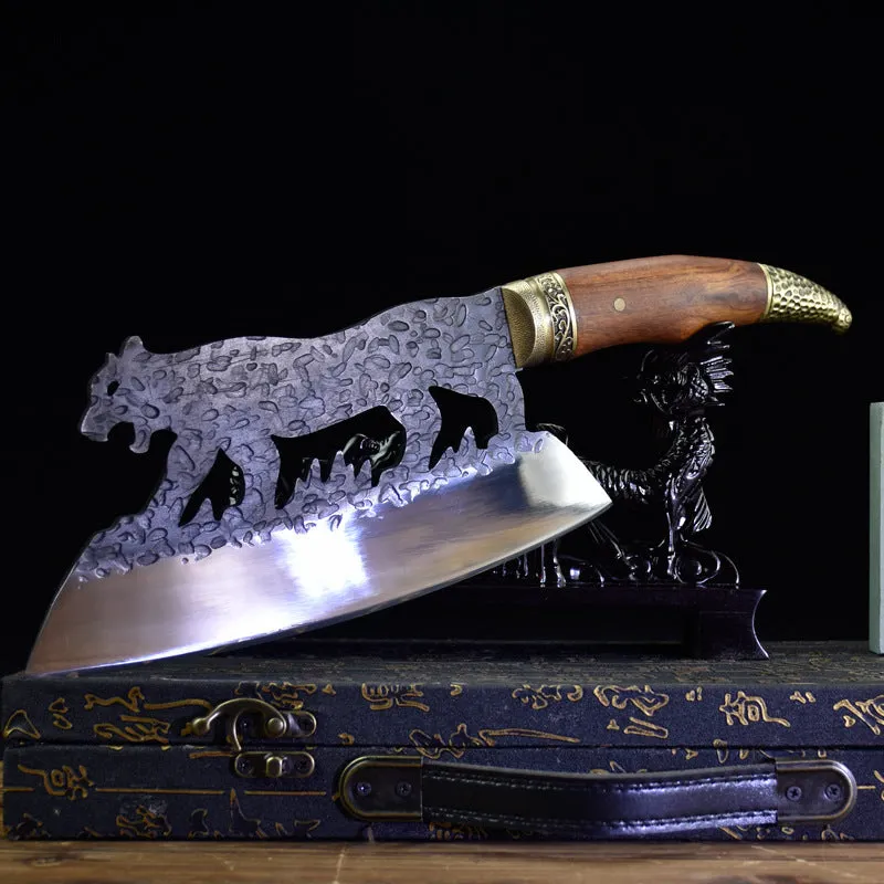 Forged Brass Meat Cleaver