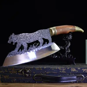 Forged Brass Meat Cleaver