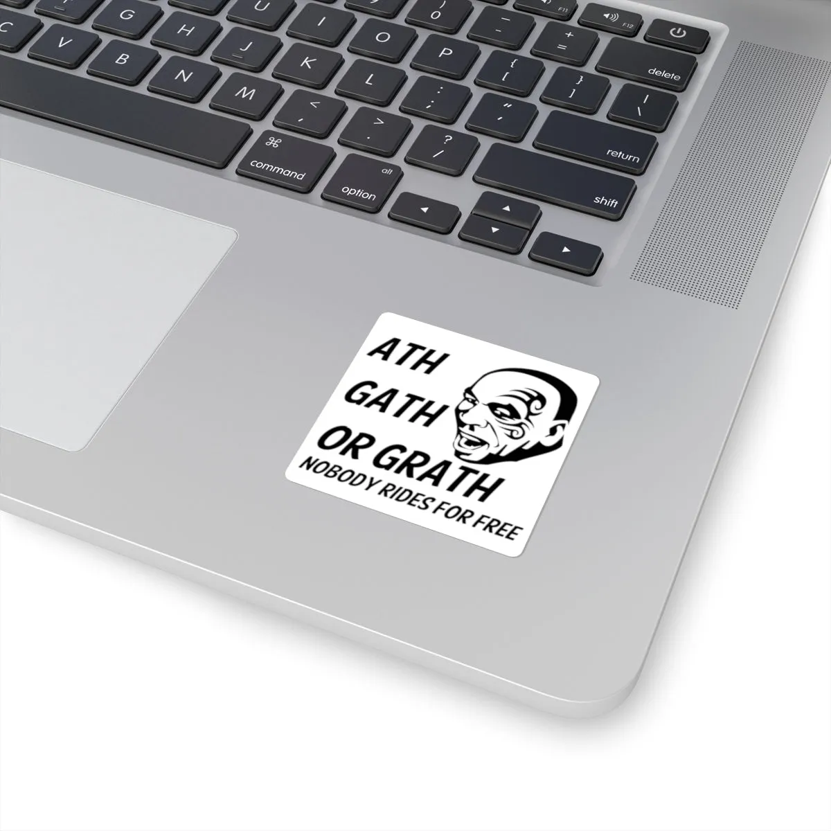 Mike Tyson Ass Cash or Grass Decal "ath gath or grath" Nobody Rides for Free Sticker