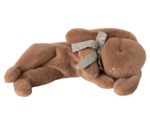 Sleeping Bunny Push, Small - Soft Brown